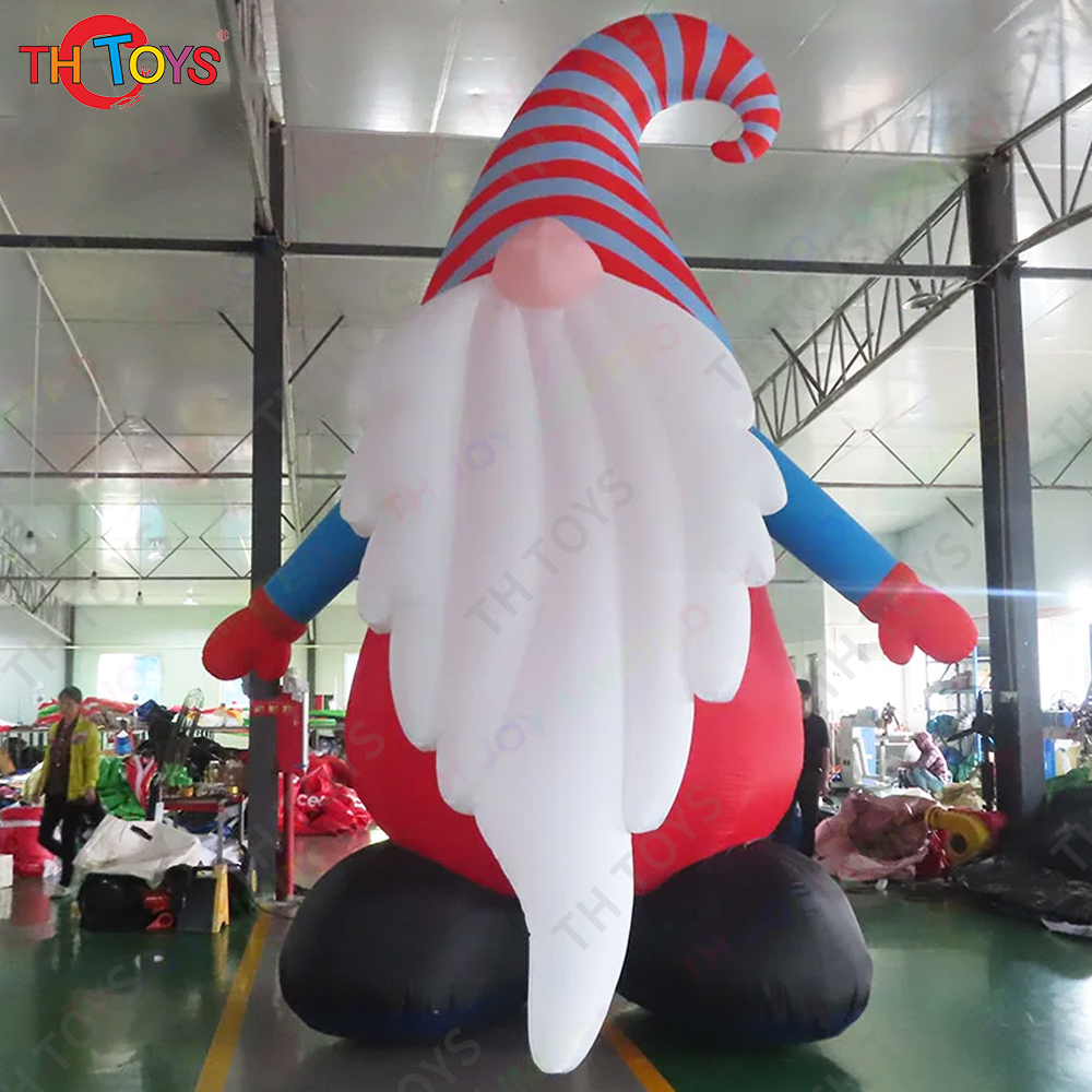 4m/5m/6m 20ft Tall Giant Christmas Decoration Santa Inflatable Gnome Santa