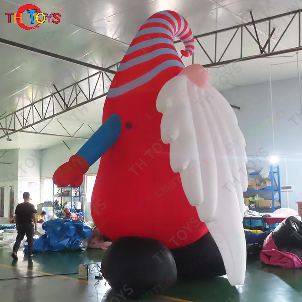 4m/5m/6m 20ft Tall Giant Christmas Decoration Santa Inflatable Gnome Santa