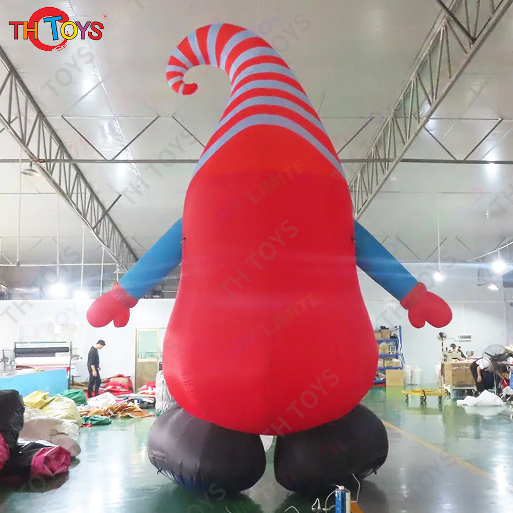 4m/5m/6m 20ft Tall Giant Christmas Decoration Santa Inflatable Gnome Santa