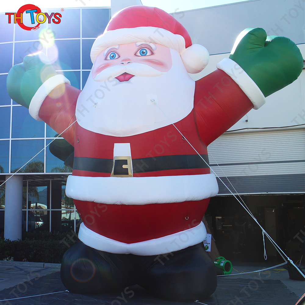 Free Shipping 10mH Giant Inflatable Santa Claus Xmas New Year Decoration Inflatables for sale