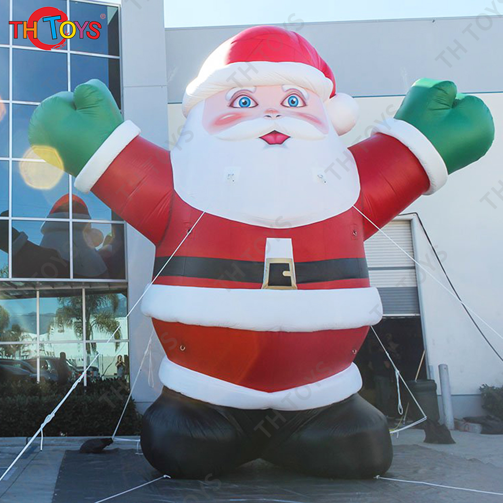 Free Shipping 10mH Giant Inflatable Santa Claus Xmas New Year Decoration Inflatables for sale