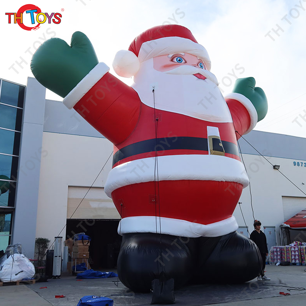 Free Shipping 10mH Giant Inflatable Santa Claus Xmas New Year Decoration Inflatables for sale