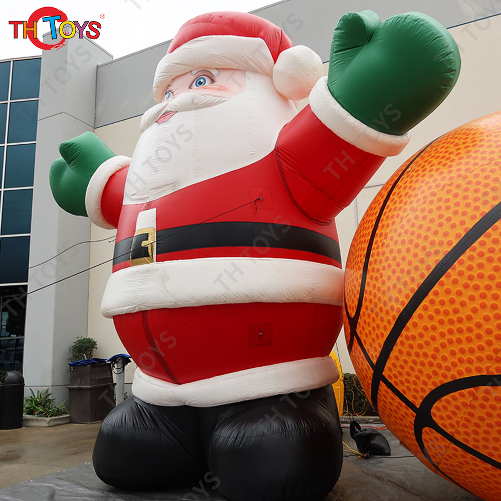 Free Shipping 10mH Giant Inflatable Santa Claus Xmas New Year Decoration Inflatables for sale