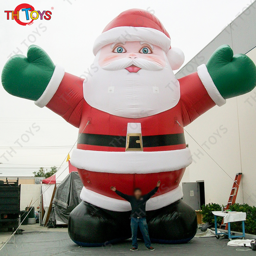 Free Shipping 10mH Giant Inflatable Santa Claus Xmas New Year Decoration Inflatables for sale