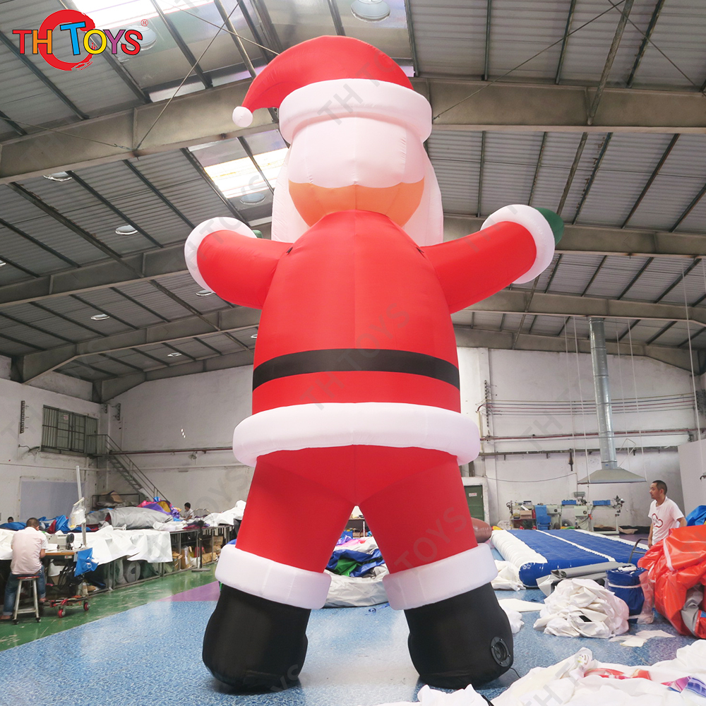 Merry Christmas 10m 33ft tall giant Inflatable Santa Claus Father Christmas old man inflatable outdoor