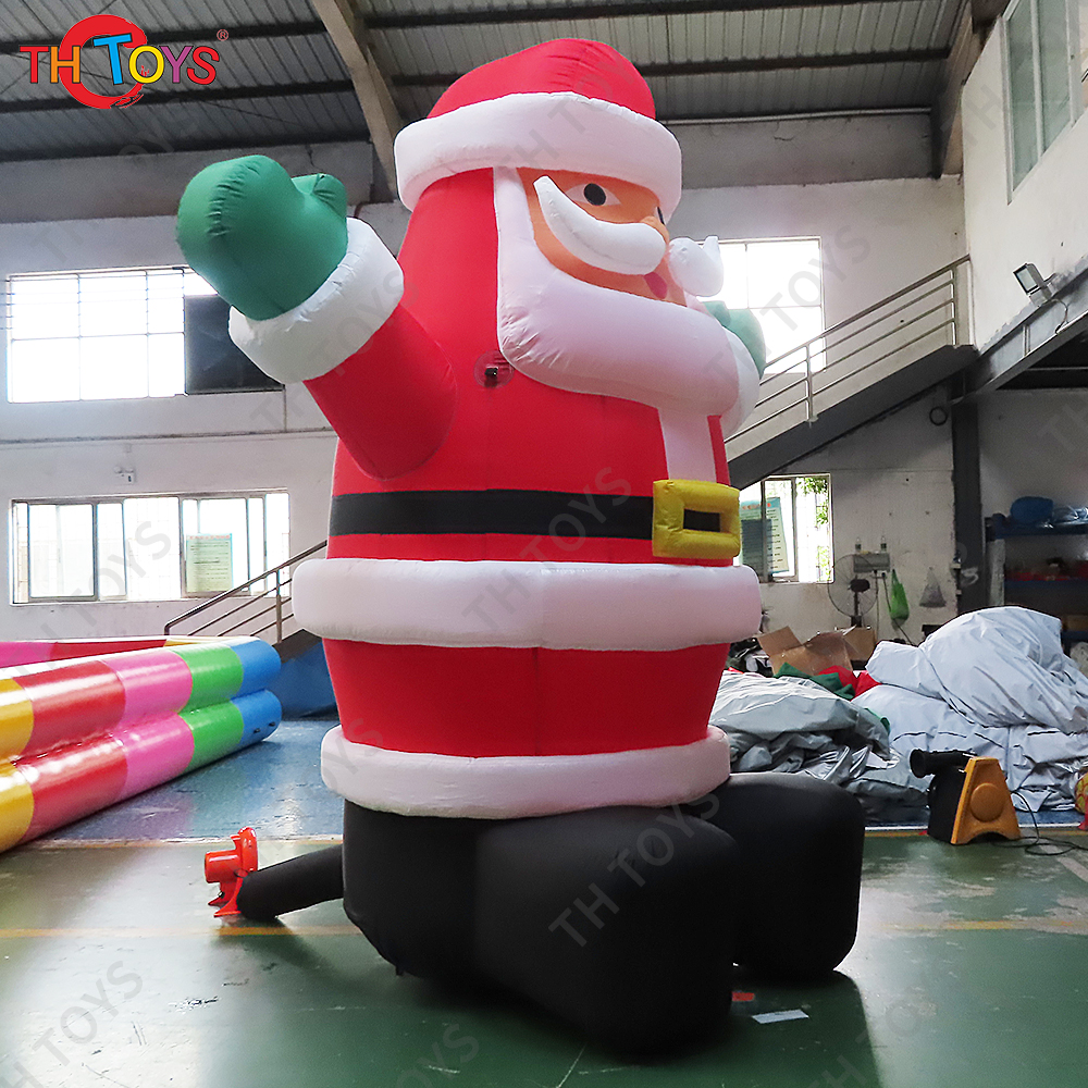 Free Shipping 12m-39ft Giant Inflatable Santa Claus Cartoon for Christmas Outdoor Advertising