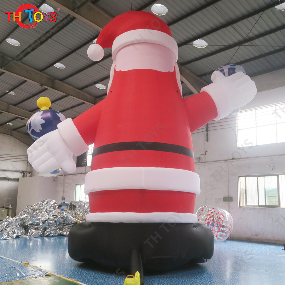 Free Door Shipping Giant Inflatable Santa Claus for Christmas Advertising Promotion Xmas Decorations