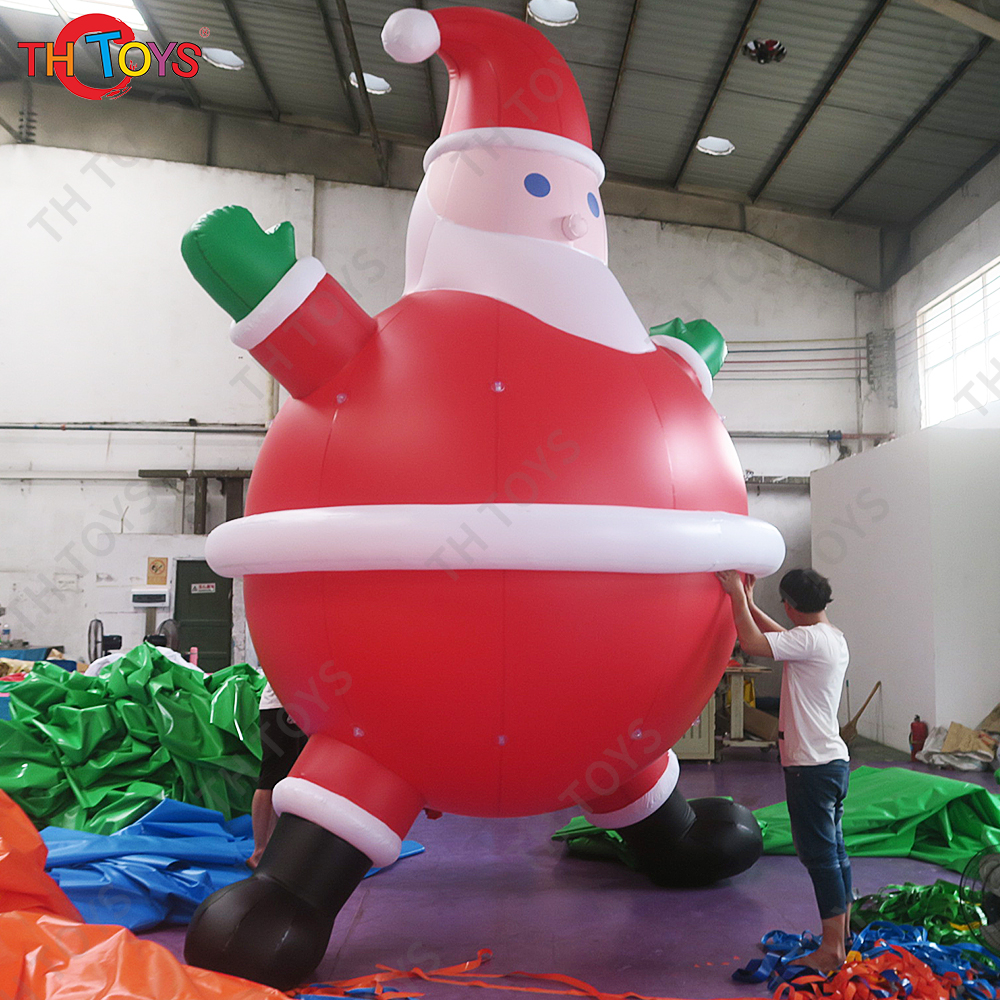 Free Shipping Pvc Giant Inflatable Christmas Santa Inflatable Santa Claus Balloon