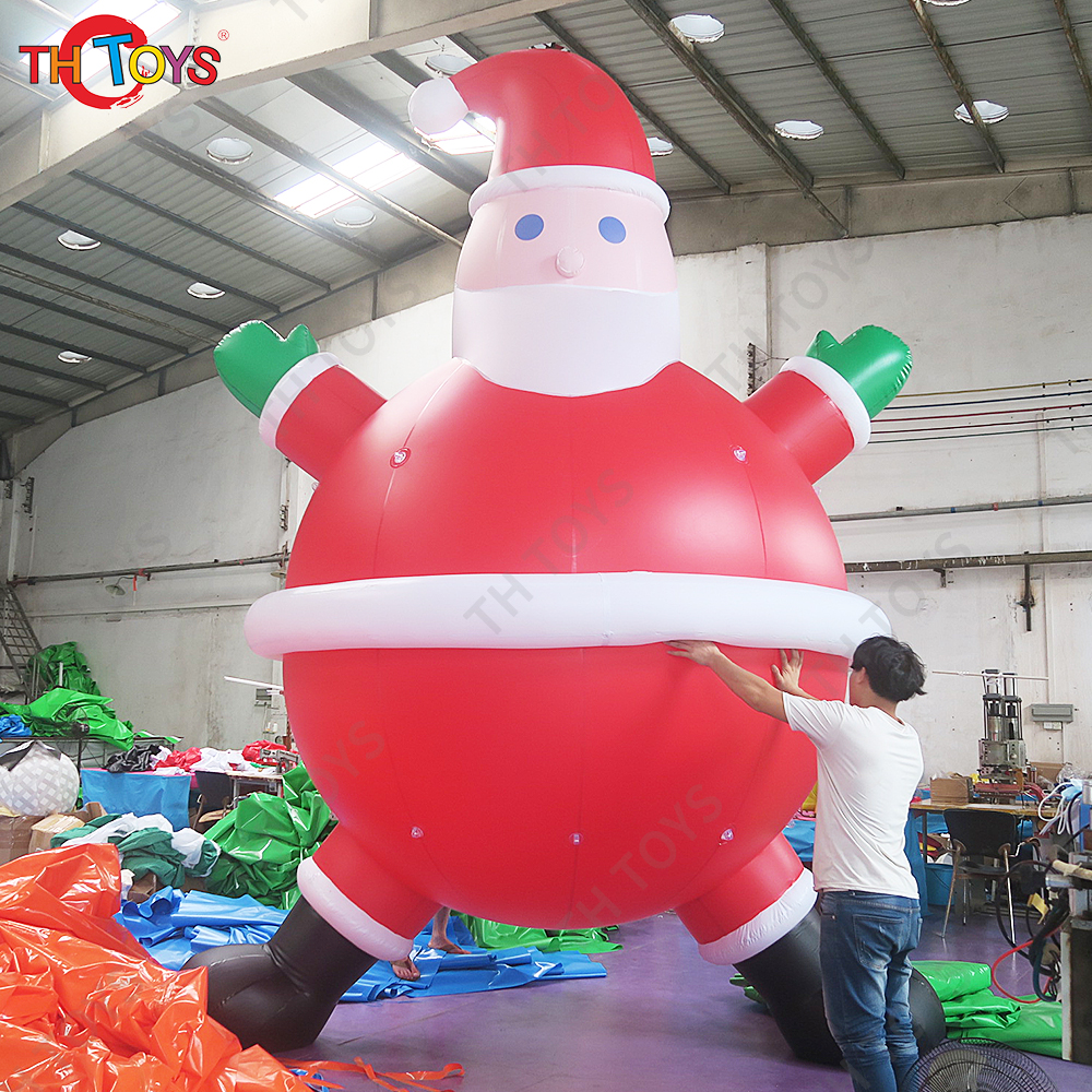 Free Shipping Pvc Giant Inflatable Christmas Santa Inflatable Santa Claus Balloon