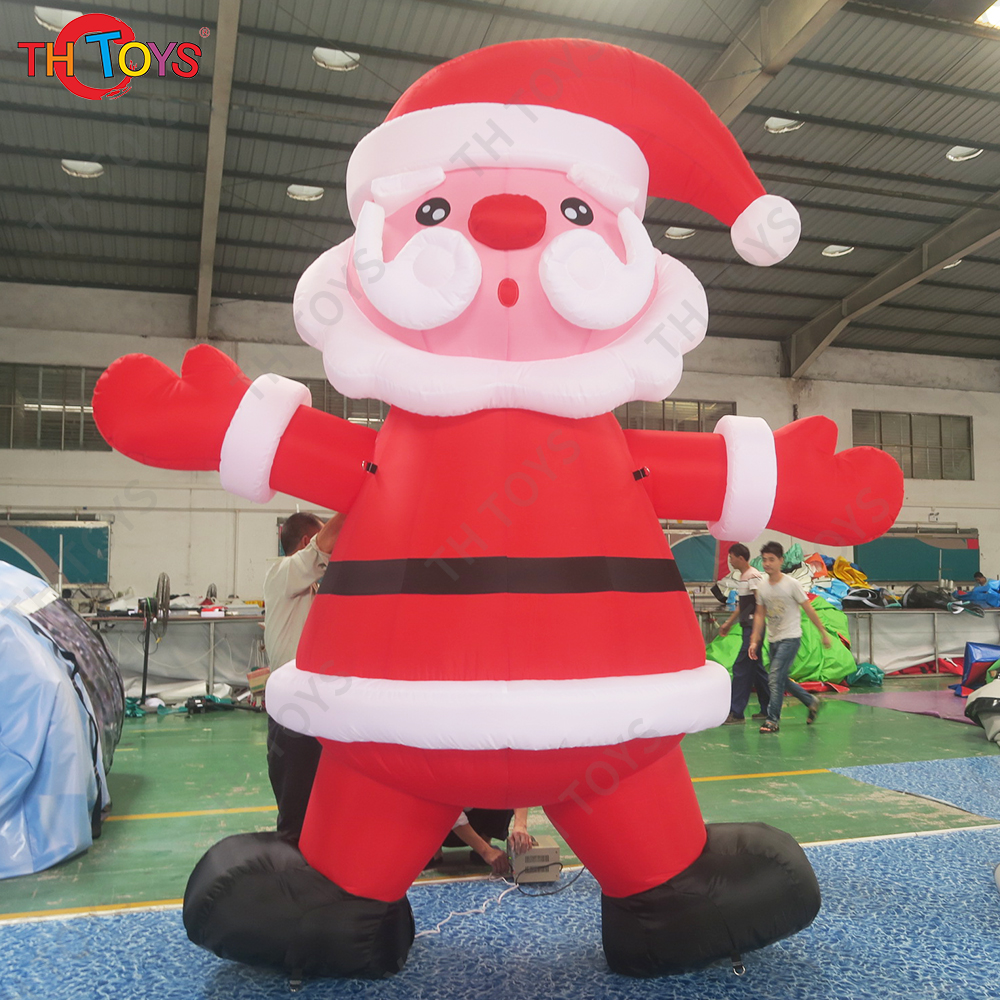 Free shipping,Big Santa Claus Advertising Inflatable Christmas Old Man, 3m-10ft outdoor Christmas decoration model