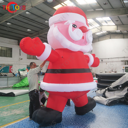 Free shipping,Big Santa Claus Advertising Inflatable Christmas Old Man, 3m-10ft outdoor Christmas decoration model