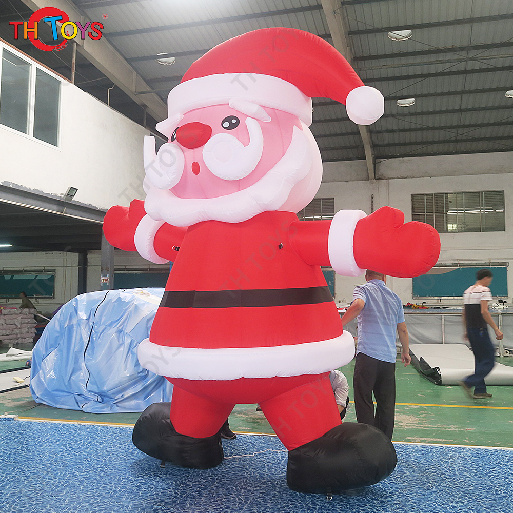 Free shipping,Big Santa Claus Advertising Inflatable Christmas Old Man, 3m-10ft outdoor Christmas decoration model