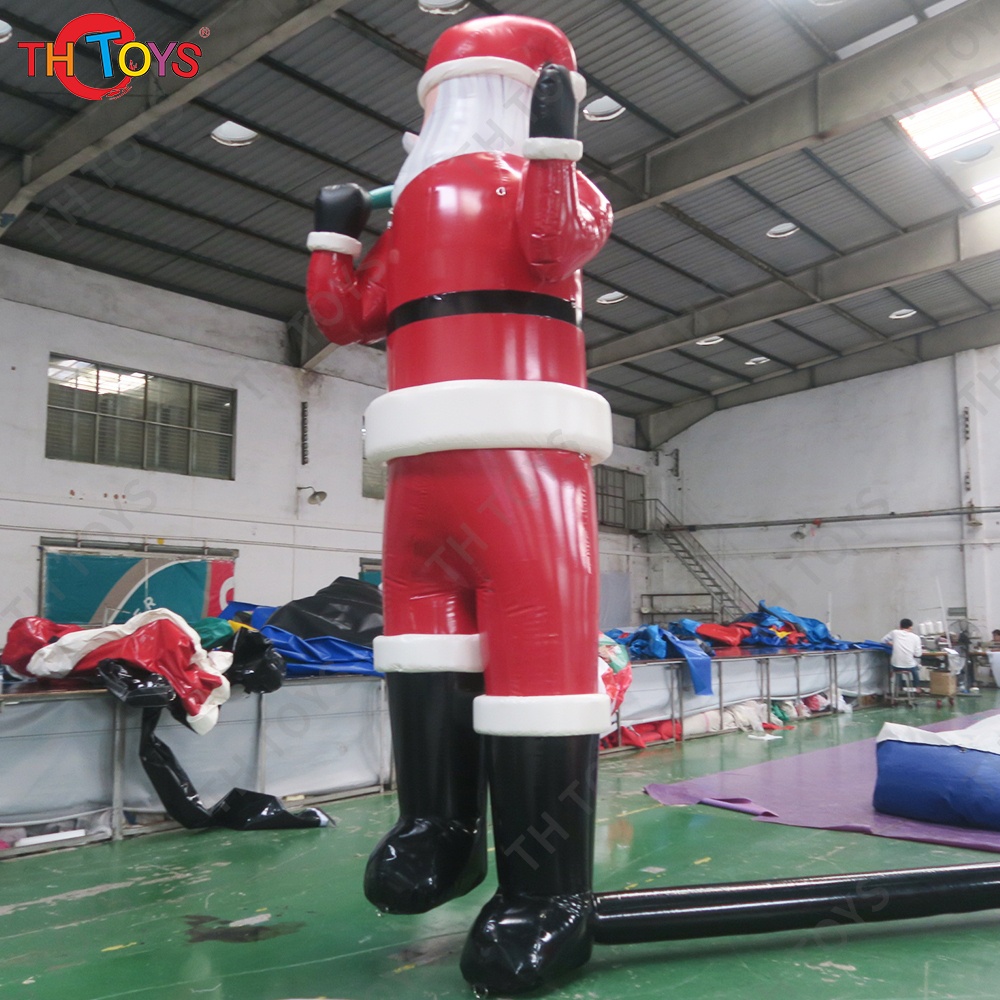 8m high super giant inflatable santa claus for real estate advertising promoting / Xmas santa claus for outdoor advertising
