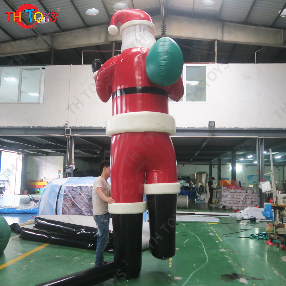 8m high super giant inflatable santa claus for real estate advertising promoting / Xmas santa claus for outdoor advertising