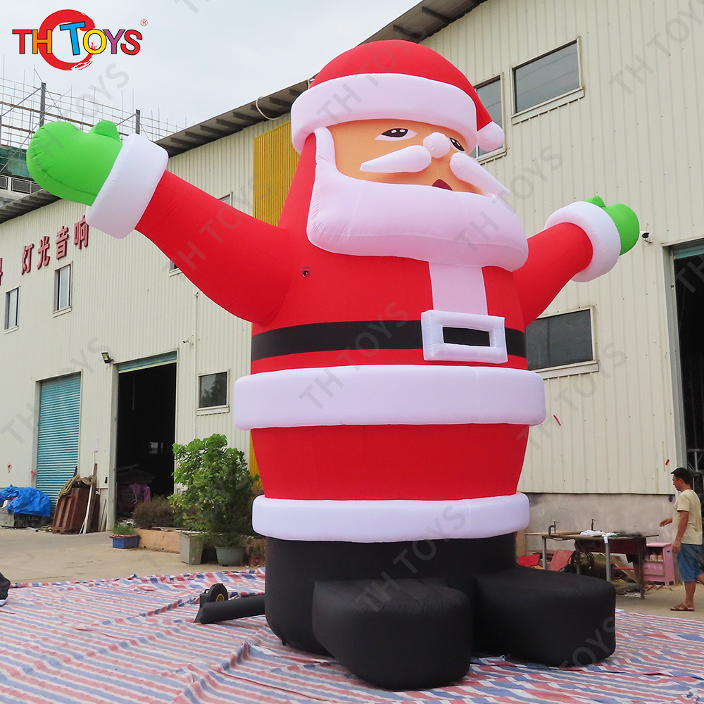 Free air ship to door! customized giant inflatable santa claus blow up santa for outdoor decoration