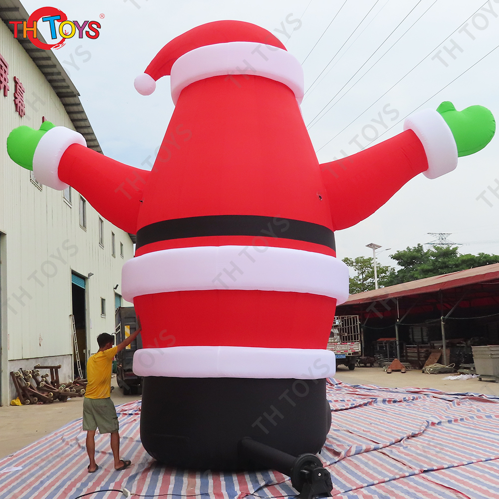 Free air ship to door! customized giant inflatable santa claus blow up santa for outdoor decoration