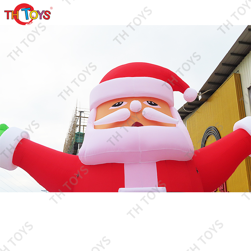 Free air ship to door! customized giant inflatable santa claus blow up santa for outdoor decoration