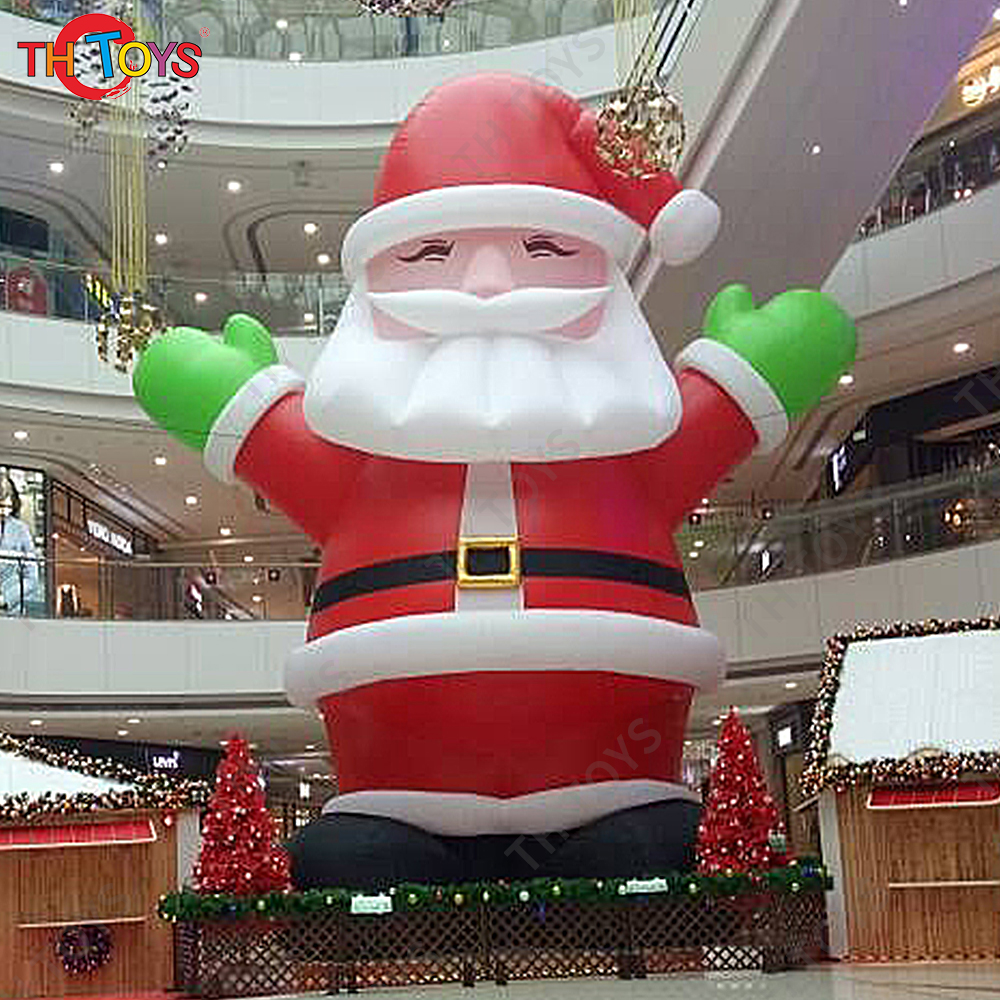 Outdoor Activities Giant Inflatable Santa Claus Christmas Old Man Cartoon For Yard Party Decoration