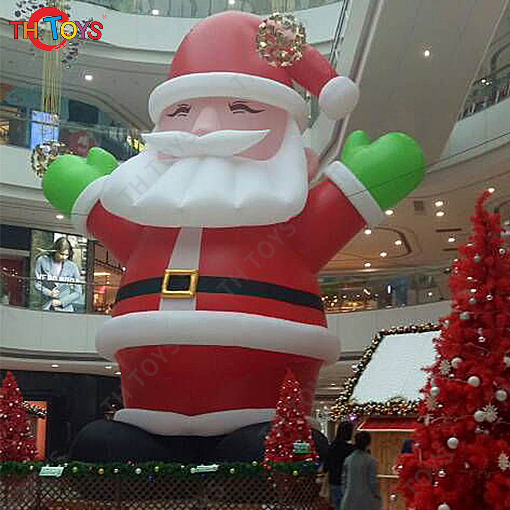 Outdoor Activities Giant Inflatable Santa Claus Christmas Old Man Cartoon For Yard Party Decoration