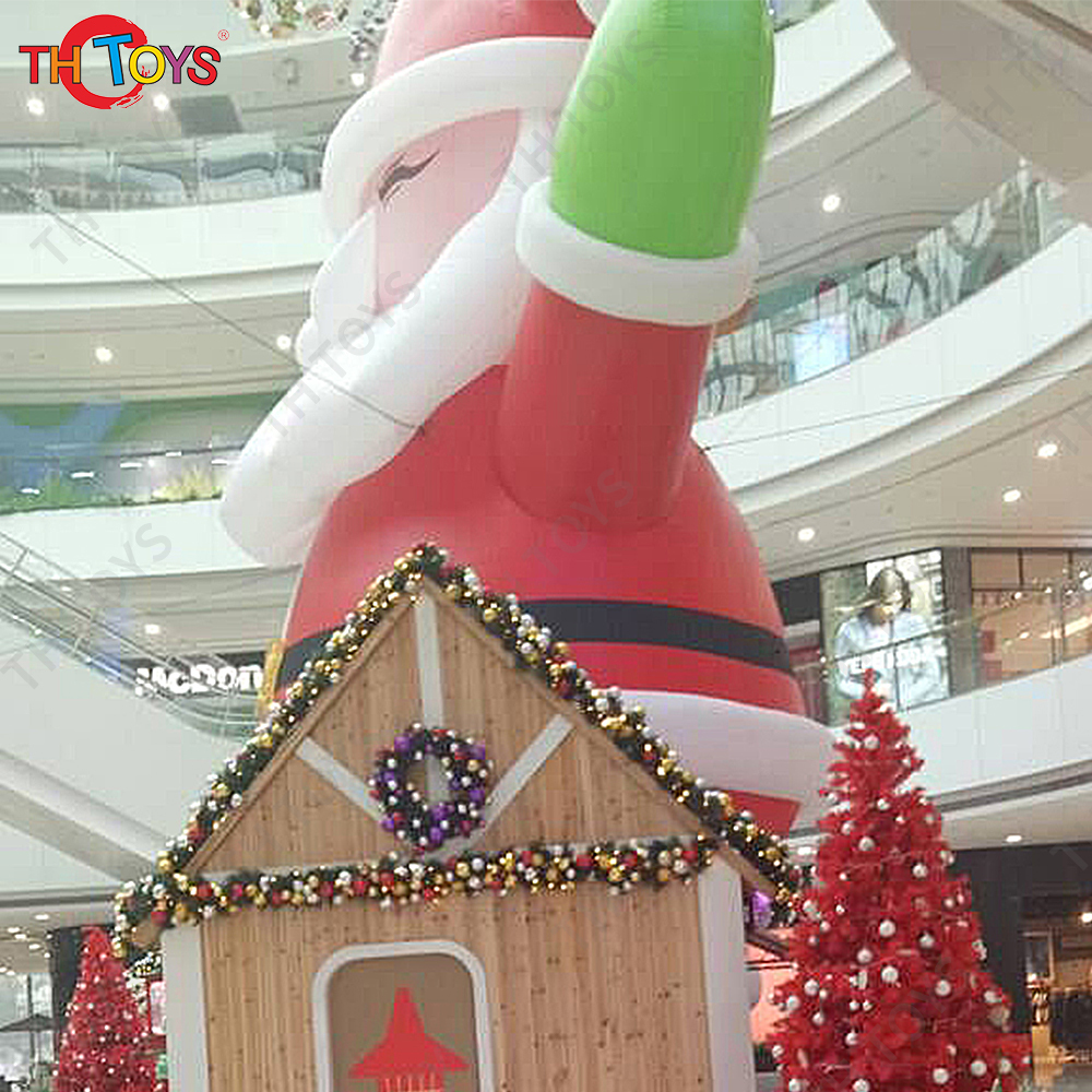 Outdoor Activities Giant Inflatable Santa Claus Christmas Old Man Cartoon For Yard Party Decoration