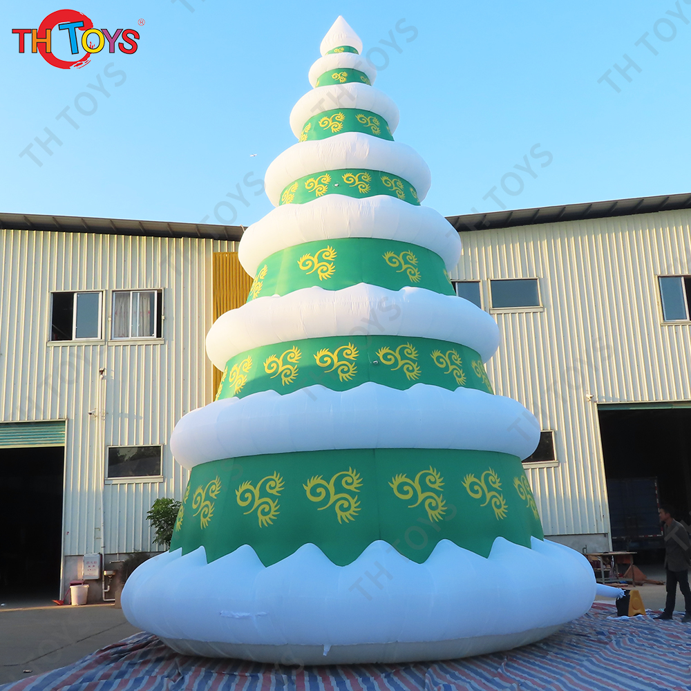 Free Shipping 10m 33ft Giant Inflatable Christmas Tree Xmas Decoration with Lighting for Sale
