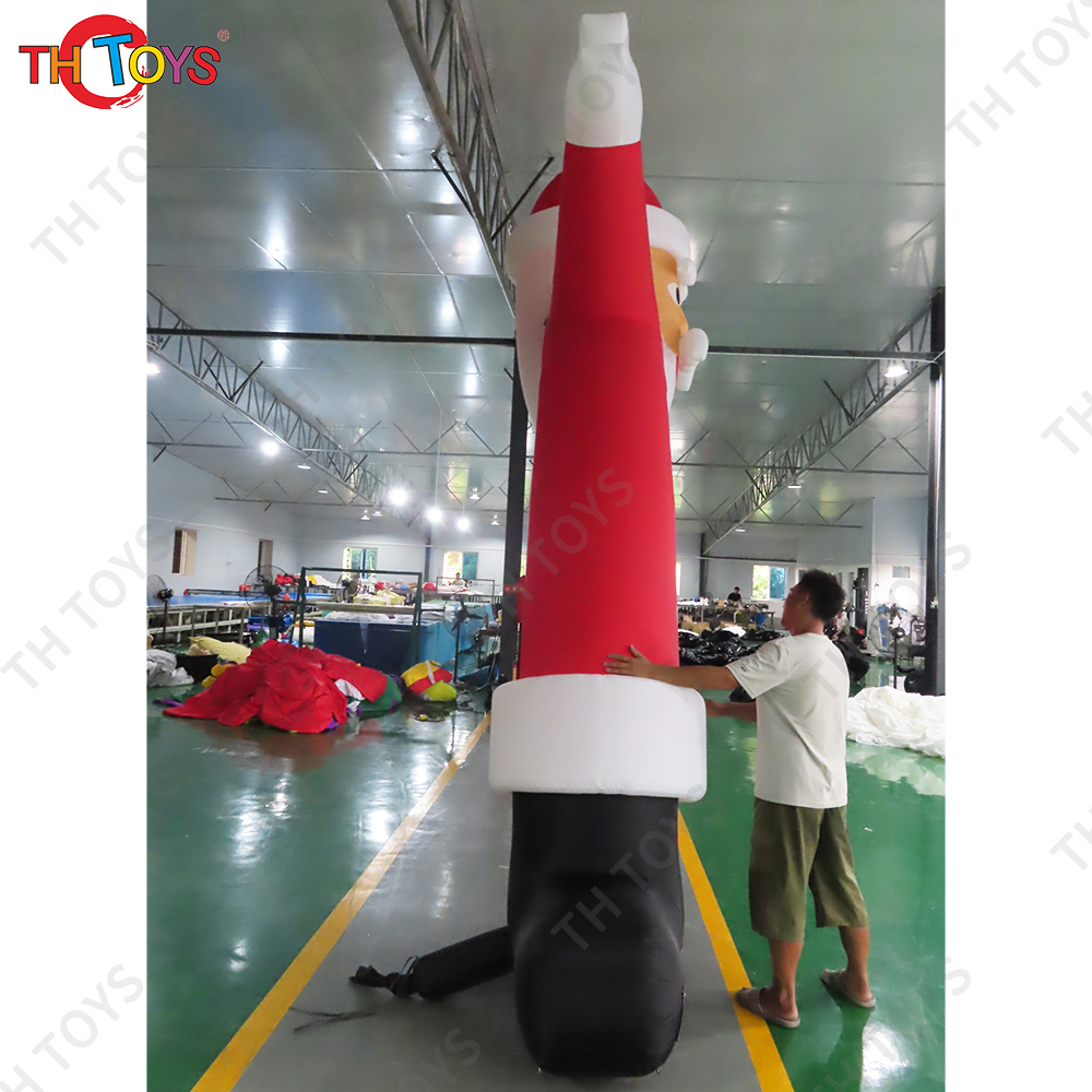 Xmas Advertising LED Lighting Giant Inflatable Santa Claus Arch Gate for Sale