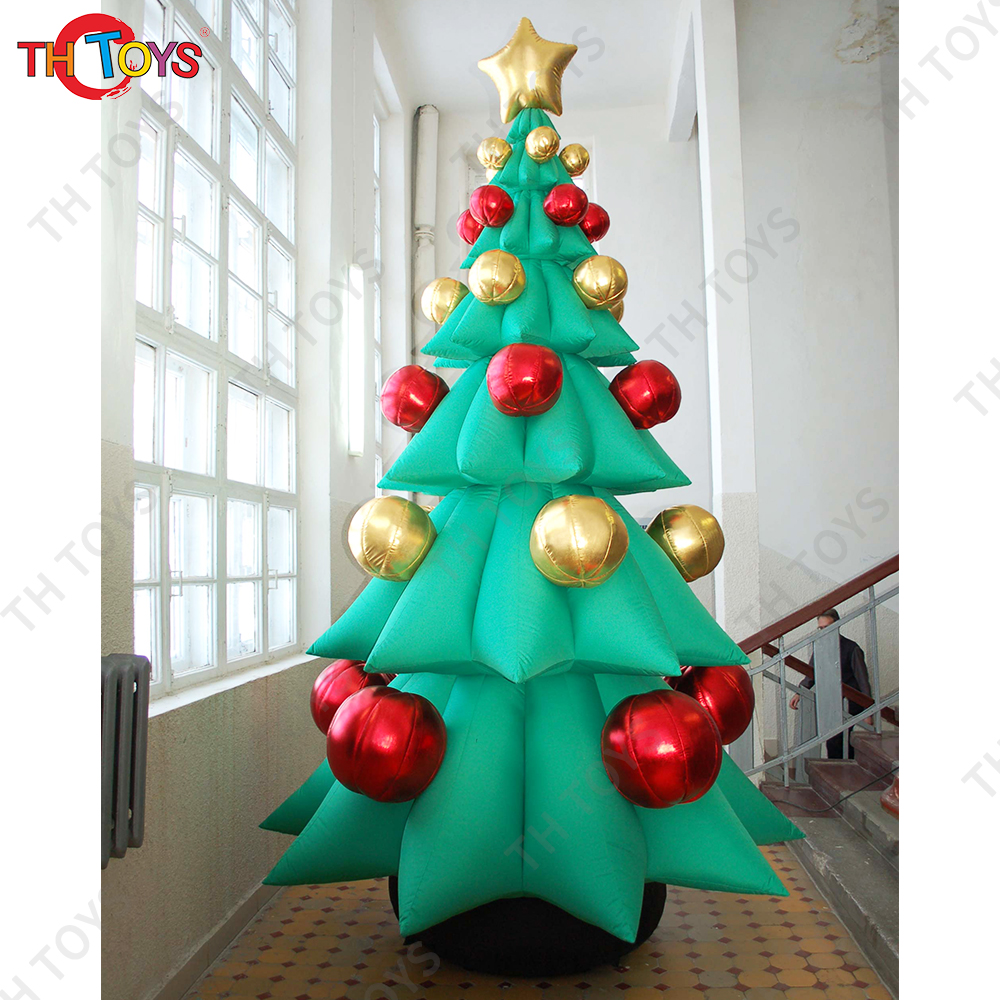 free air shipping to door,christmas decoration giant inflatable christmas tree, customized xmas inflatable tree with LED light