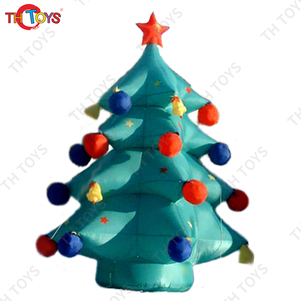 Free Ship to Door Giant Inflatable Christmas Tree Balloon for Outdoor Advertising Decoration