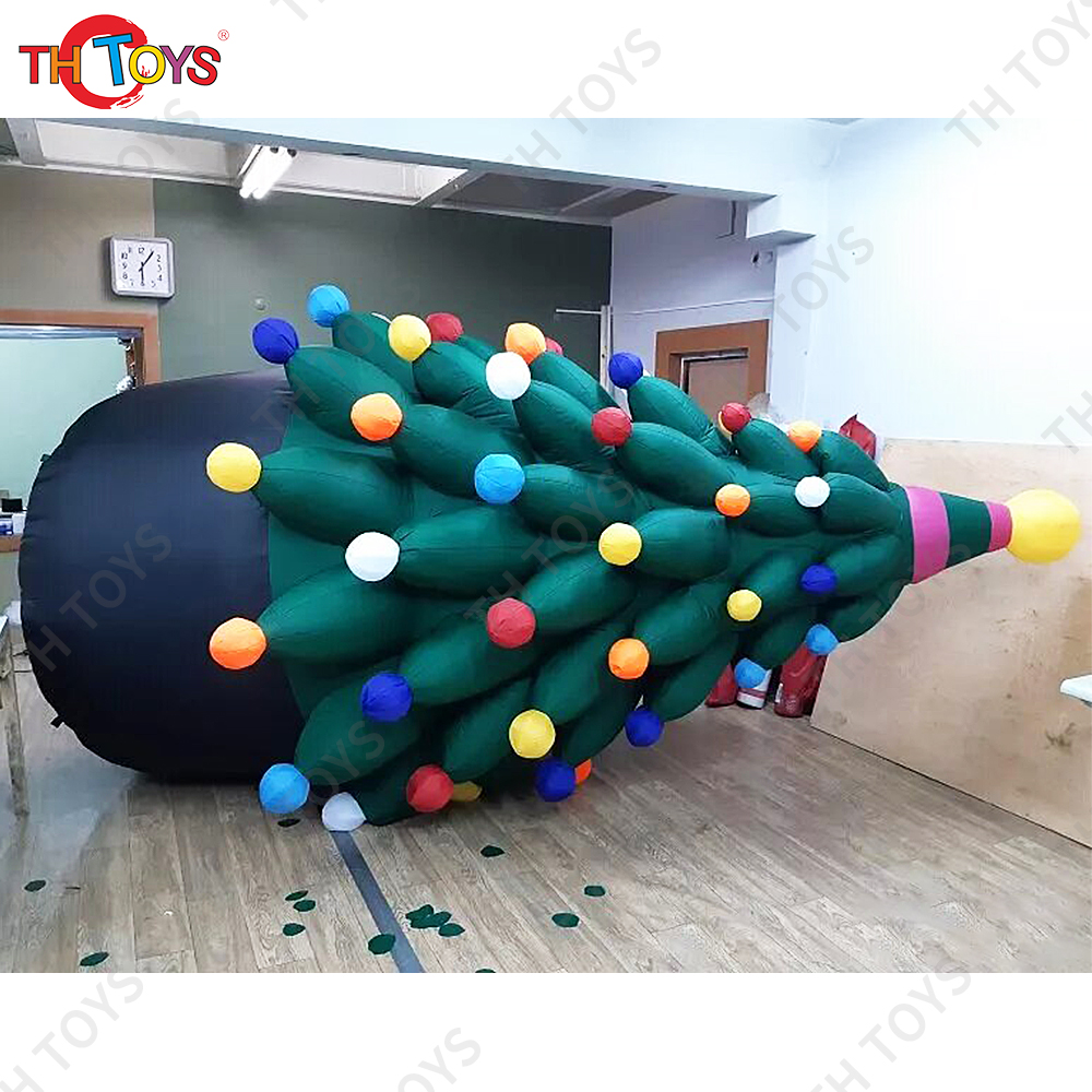 6M/20FT Christmas Inflatable Xmas Tree Outdoor Ornament Christmas Gift Party New Year Indoor Decoration Toys