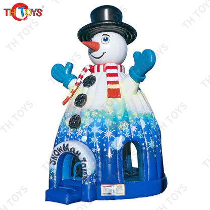 27' H x 17'L x 17'W Inflatable Snowman Igloo Snow Christmas Dome Tent Xmas Party Tent Room for Sale