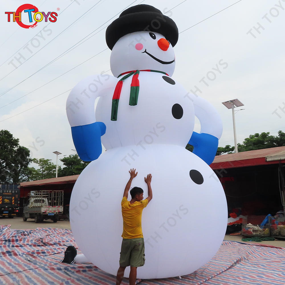 10m 33ft Tall Outdoor Christmas Decoration Giant Inflatable Snowman for advertising free air shipping