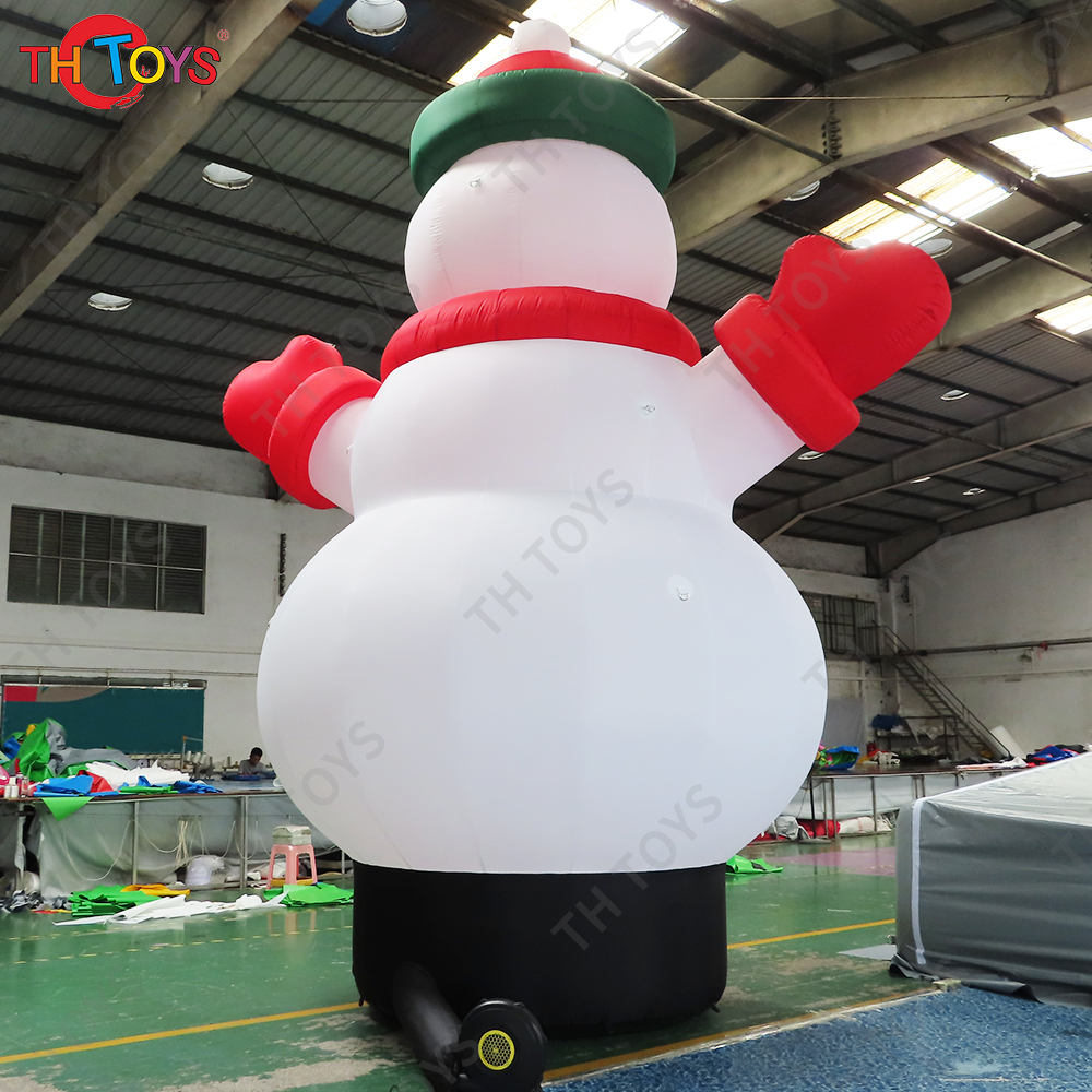 Free air ship to door! 20ft 6m high inflatable snowman Christmas decoration inflatable snowman cartoon for sale