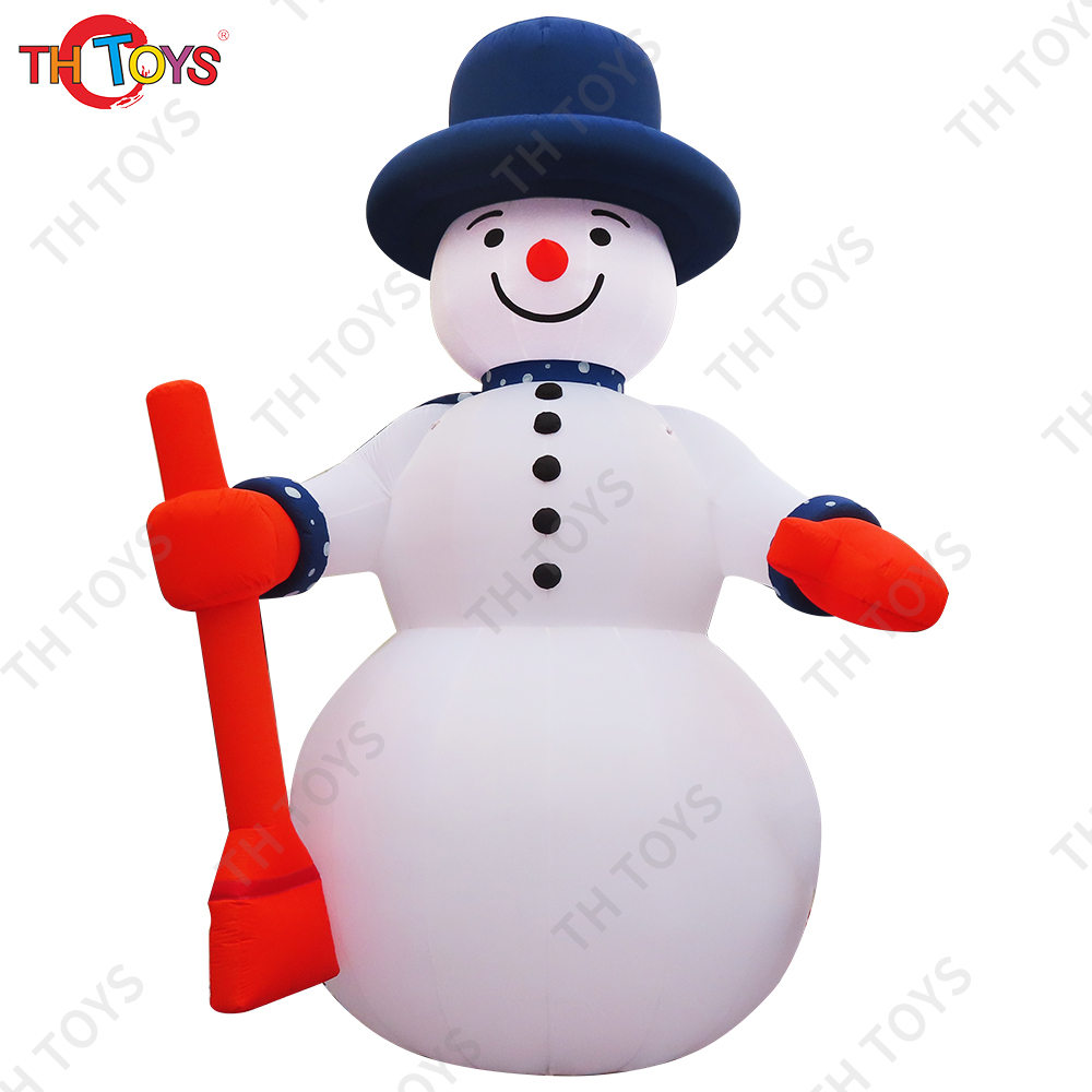 20ft tall Hot sale giant Christmas inflatable snowman led lighted snowman inflatable frosty snowman for advertising decoration