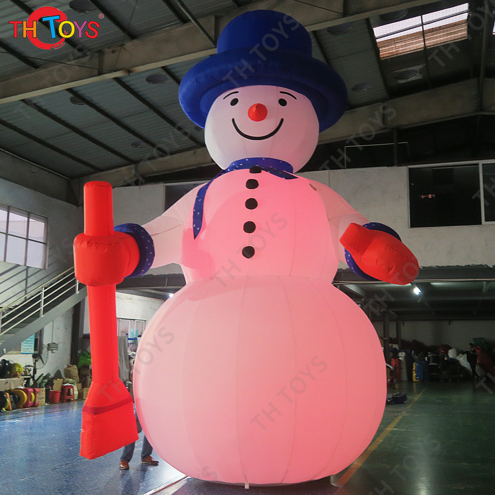 20ft tall Hot sale giant Christmas inflatable snowman led lighted snowman inflatable frosty snowman for advertising decoration