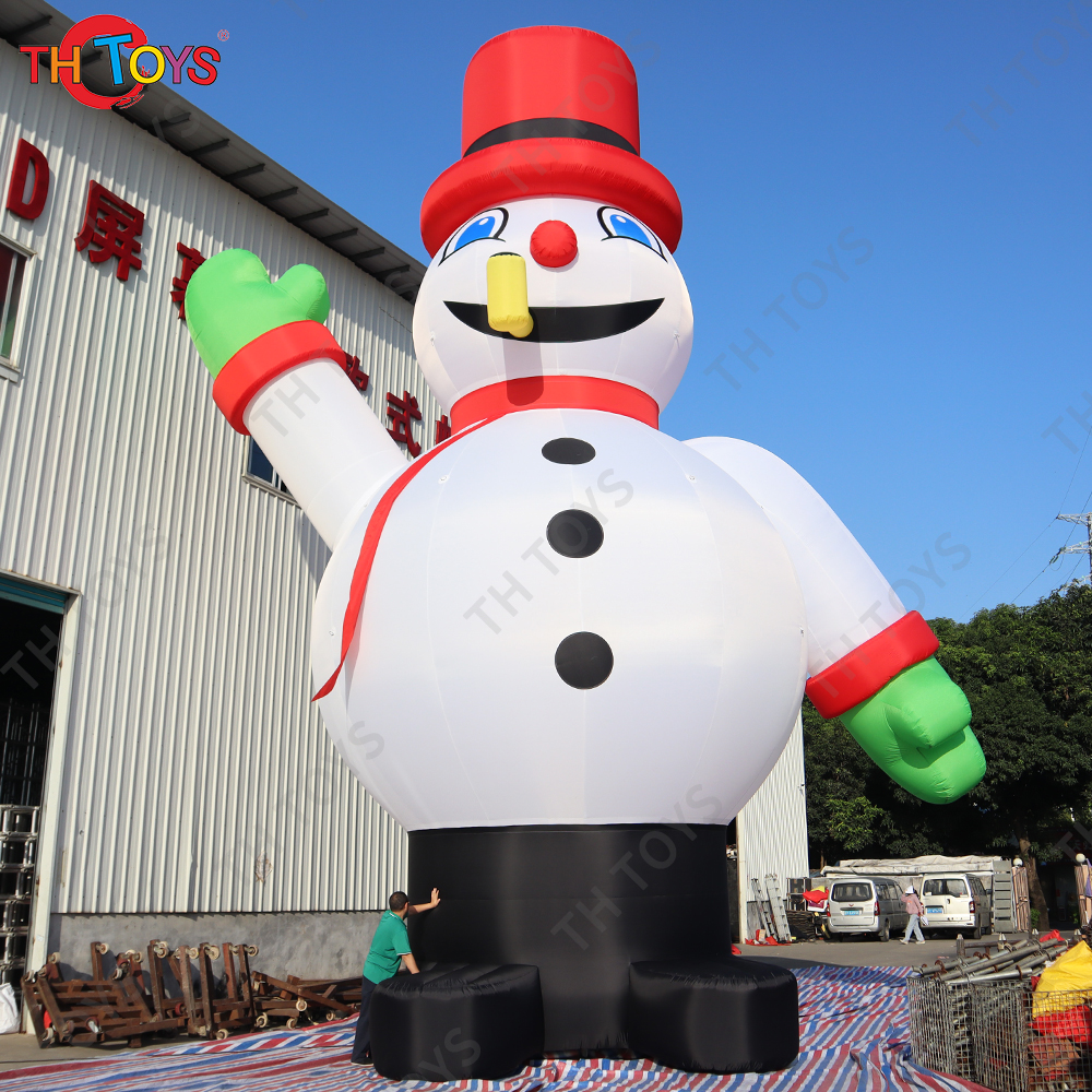 Free air shipping to door 10m/33ft Tall Giant Inflatable Snowman Balloon for Christmas Decoration