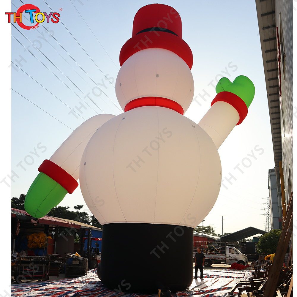 Free air shipping to door 10m/33ft Tall Giant Inflatable Snowman Balloon for Christmas Decoration