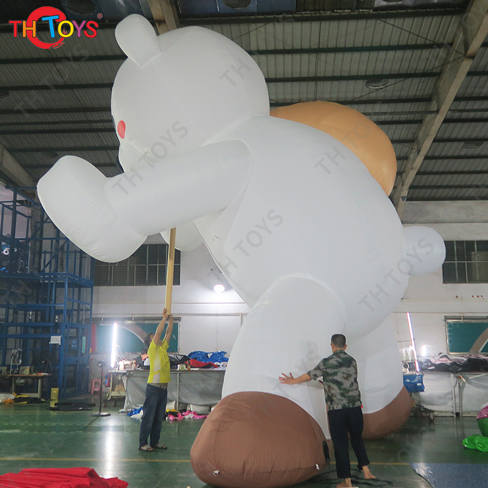 giant Inflatable Christmas bear Wall Climbing