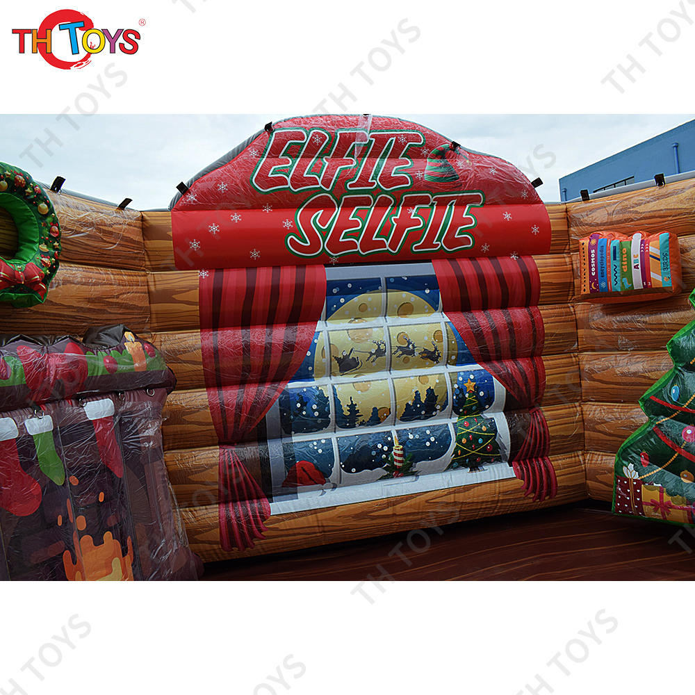 free air shipping to door! custom Inflatable Photo Backdrop Wall for Christmas Holiday Decoration,4x3m inflatable photo wall