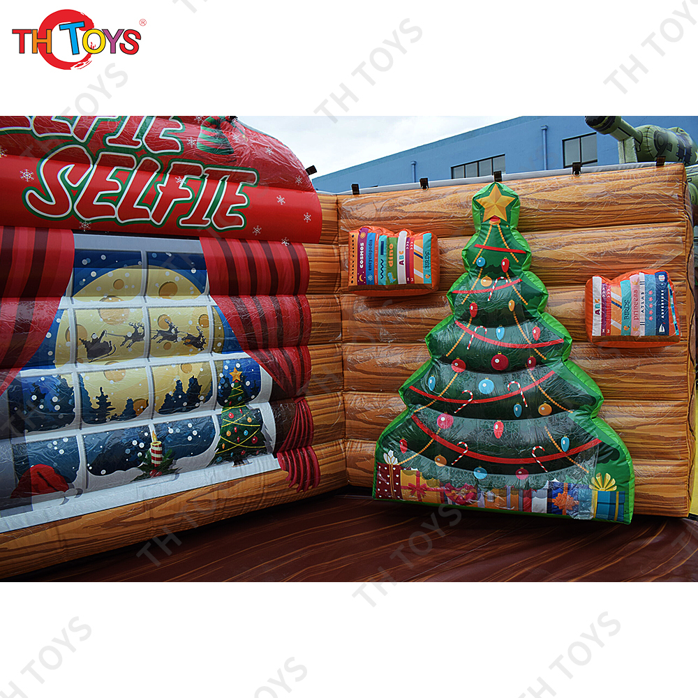 free air shipping to door! custom Inflatable Photo Backdrop Wall for Christmas Holiday Decoration,4x3m inflatable photo wall