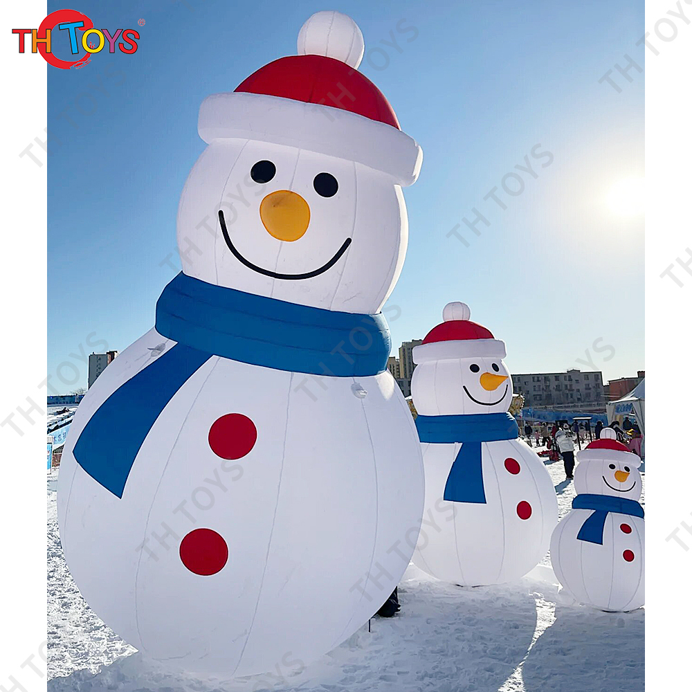 Christmas Decoration 6m 20ft tall Christmas Giant Inflatable Snowman Cartoon for sale