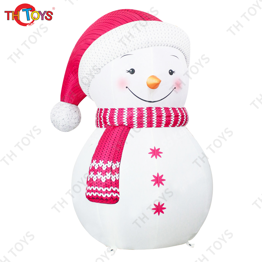 Free Door Shipping Giant Inflatable Snowman Cartoon for Christmas Holiday Decoration