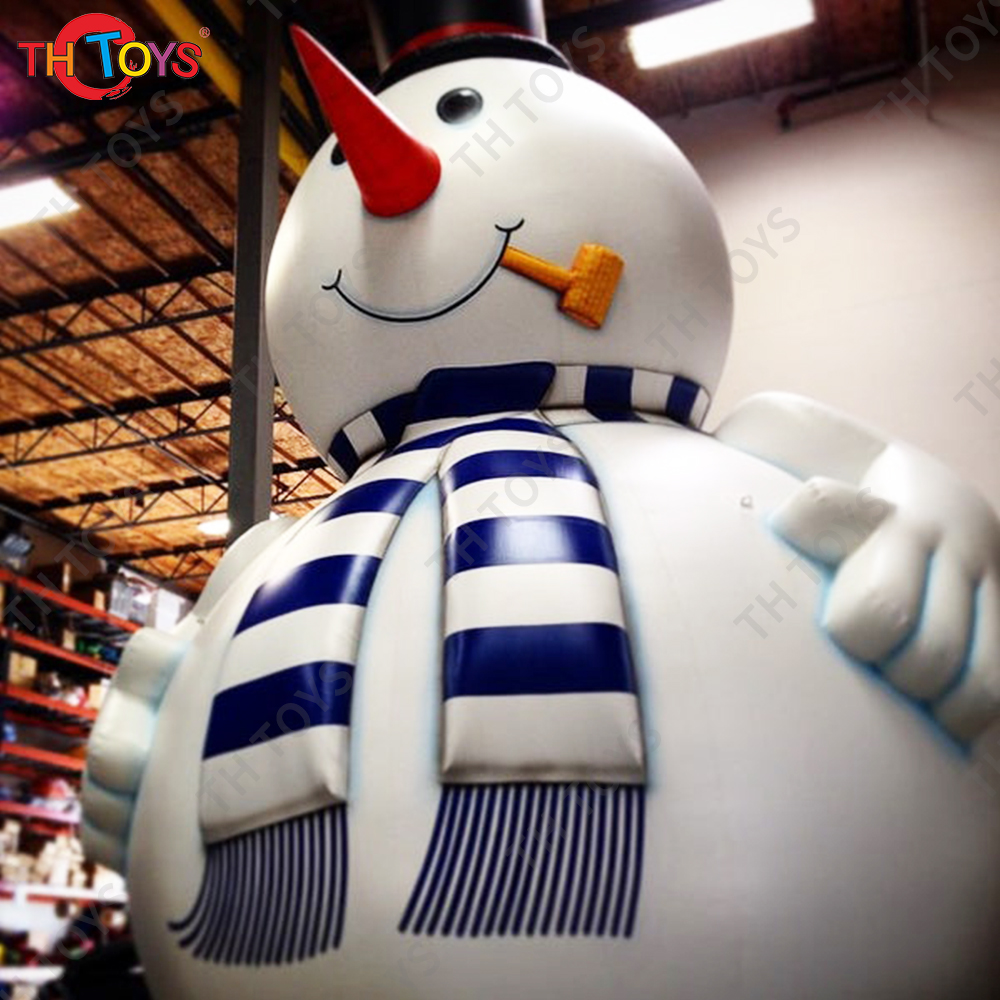 free shipping 6m/8m/10m large outdoor advertising snowman inflatable christmas snowman,giant inflatable snowman cartoon