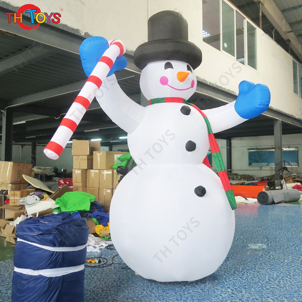 Free shipping to door, Inflatable Cartoon Model Christmas Snow Man for Party Decoration, cheap snowman balloon