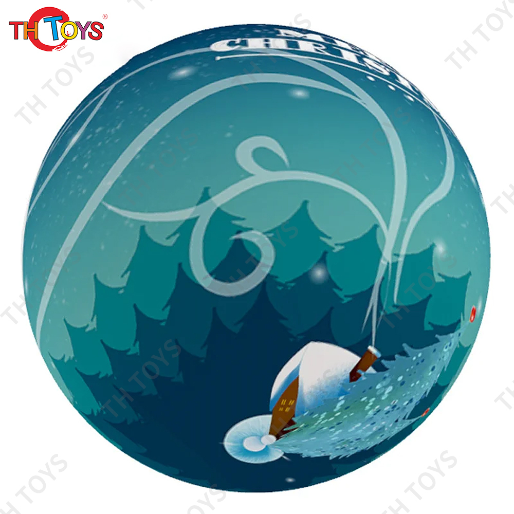 free air ship to door, Giant Inflatable Christmas balloon,Inflatable Santa Balloon With full printing for outdoor decoration