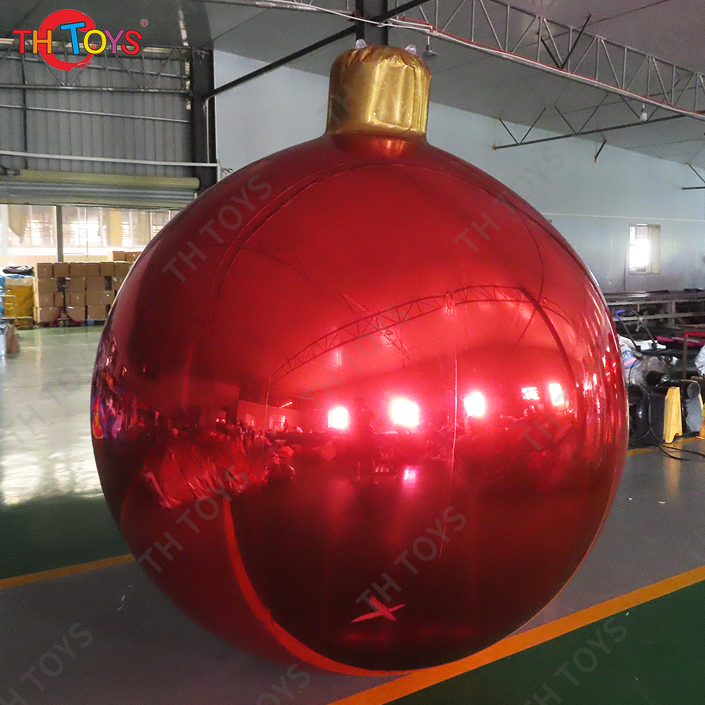 Outdoor / Indoor Party Event Decoration Gold Mirror Hollow Ball Large Size Inflatable Disco Mirror Balls