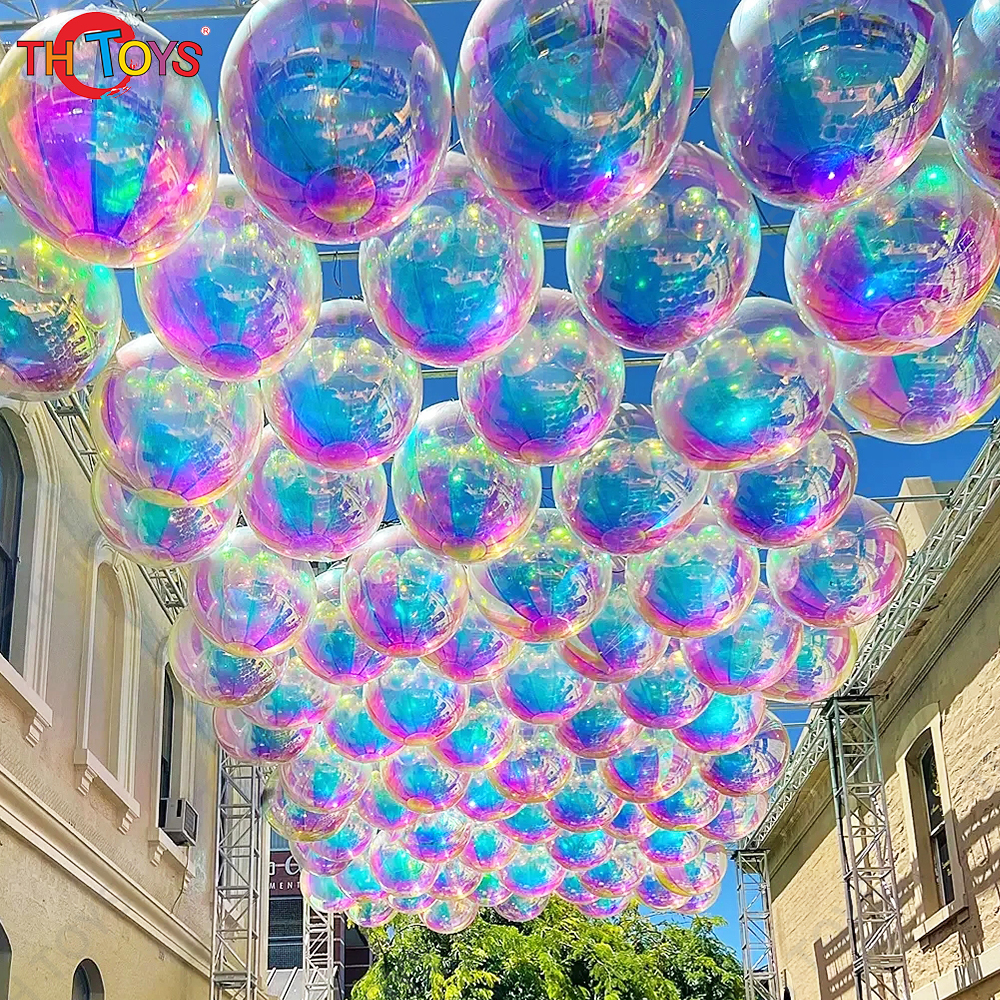 Heat Welding Giant Inflatable Mirror Sphere Balloon Events Wedding Decoration PVC Big Shiny Metallic Mirror Inflatable Balls