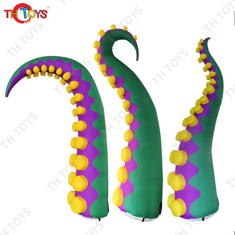 6 Meters High giant Inflatable Octopus Tentacle For Building Decoration