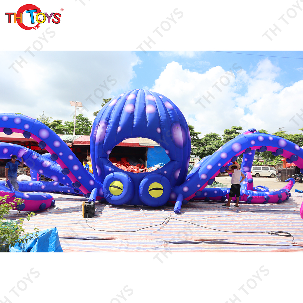 Free Door Ship Giant Inflatable Octopus Replica Model for Outdoor Arts Display Decoration Stage Background Booth