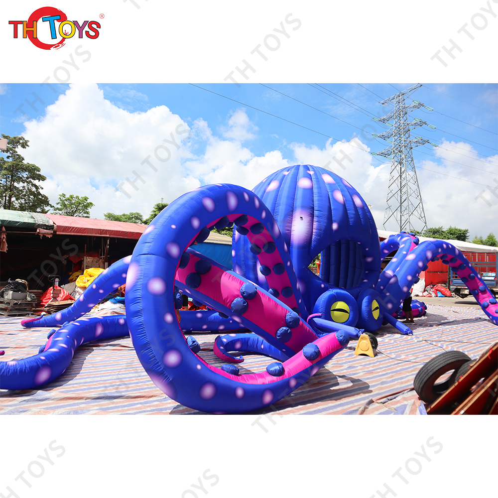 Free Door Ship Giant Inflatable Octopus Replica Model for Outdoor Arts Display Decoration Stage Background Booth