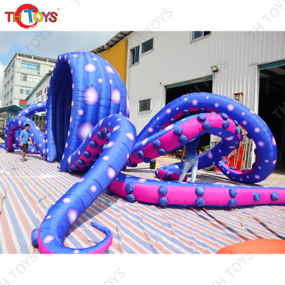 Free Door Ship Giant Inflatable Octopus Replica Model for Outdoor Arts Display Decoration Stage Background Booth